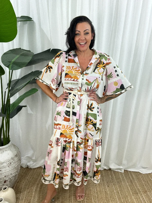 Crazy Deals off-the-shoulder dressMiami Nights Maxi Dress