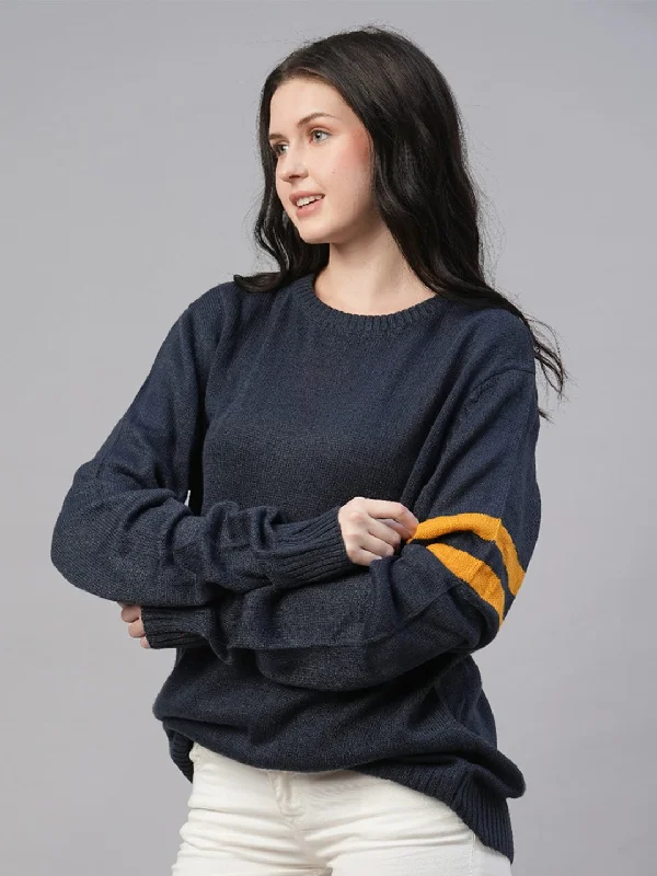 relaxed fit sports hoodieEarthbound Comfort Knitted Women Pullover