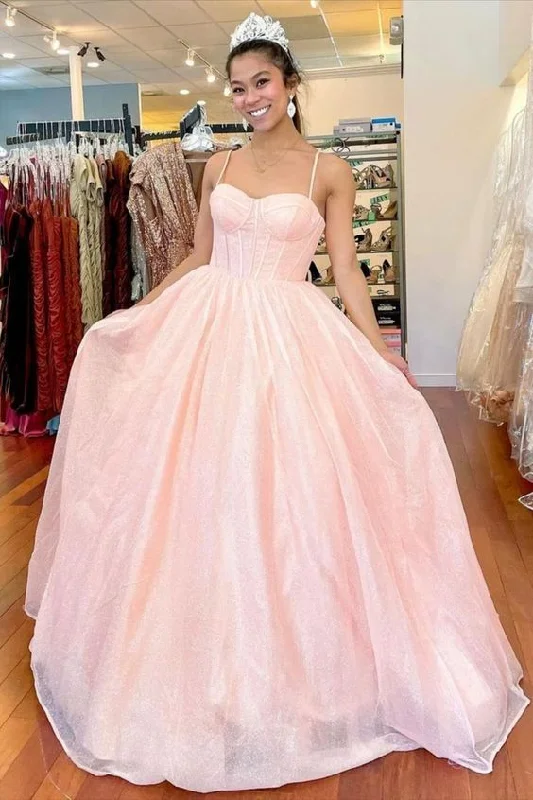 Price Rollback office dressPrincess Pink Spaghetti Straps Winter Formal Dress,A-line Pink Prom Dress Y914 Price Rollback office dressPrincess Pink Spaghetti Straps Winter Formal Dress,A-line Pink Prom Dress Y914