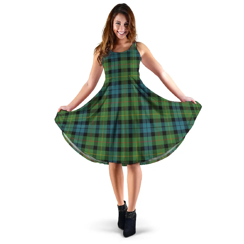 The Best Prices Rollo Ancient Tartan Sleeveless Midi Womens Dress