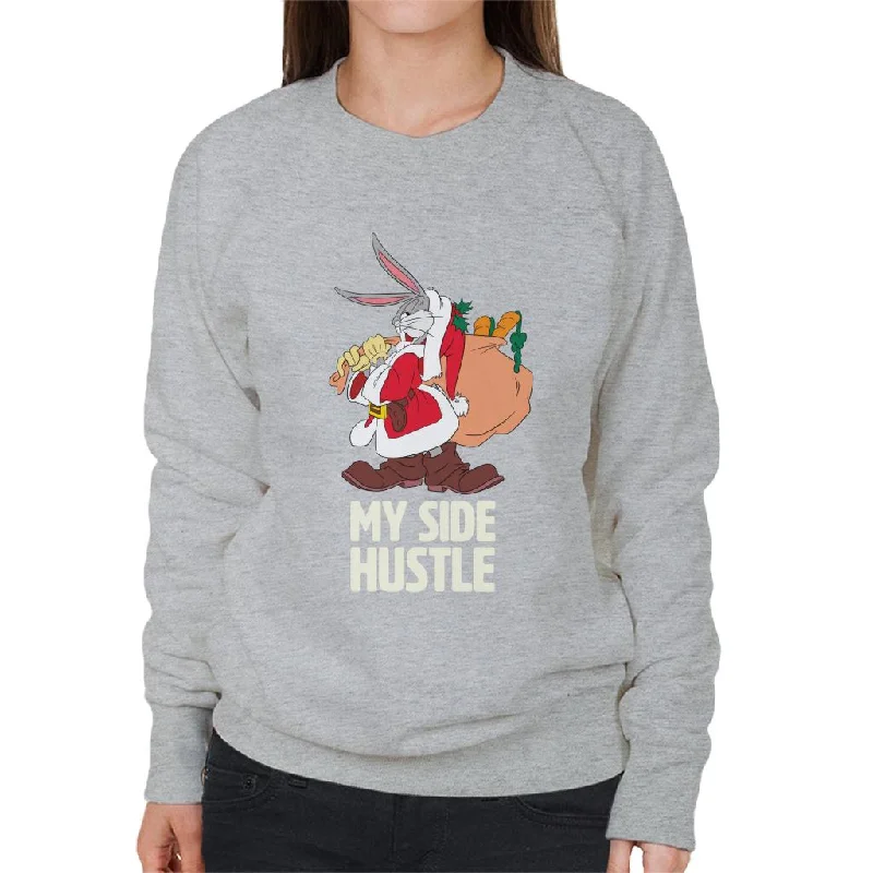 Early Access performance gym sweatshirtLooney Tunes Christmas Bugs Bunny My Side Hustle Women's Sweatshirt