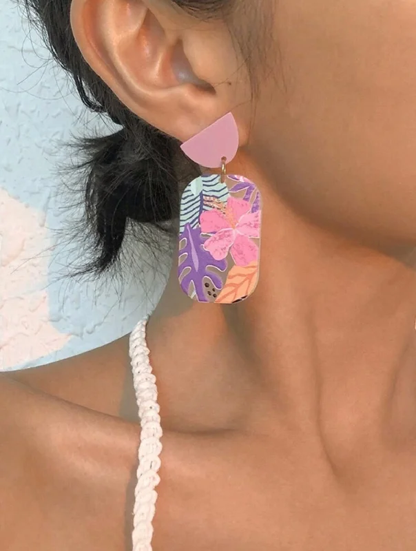 Super Savings fitted cocktail dressBlossom Earrings