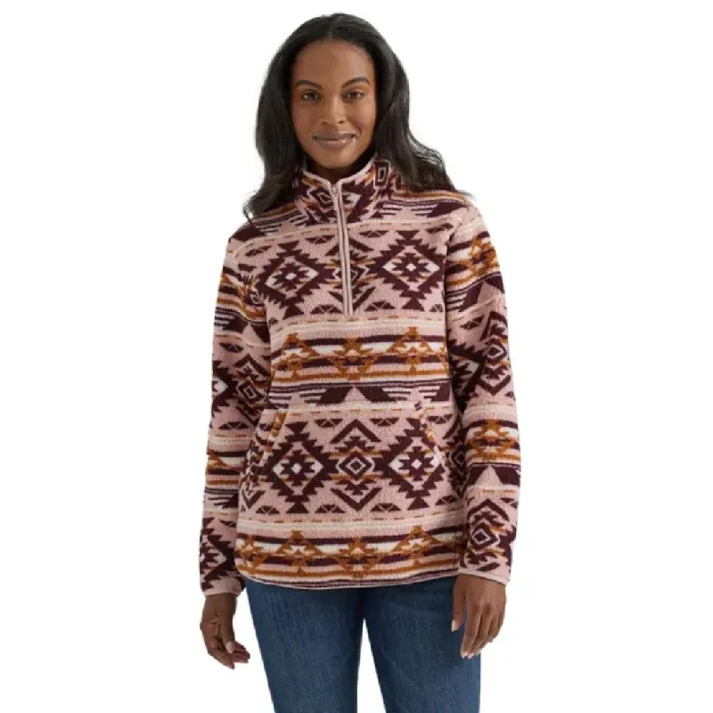 Unbeatable Prices lightweight coatWomen's Wrangler Pink Punchy Zip Sherpa 112356692