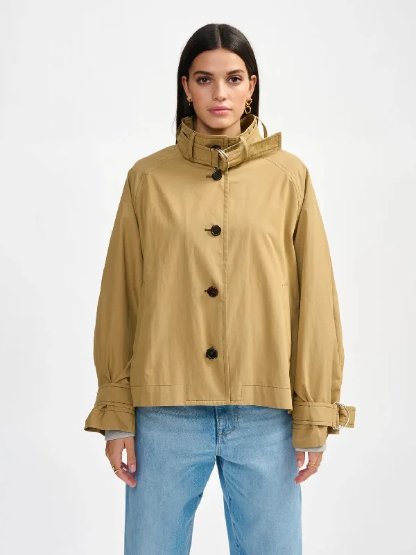 warm trench coatJacket Hubble P1133 Soil