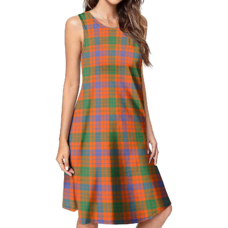 Discount Deals Ross Ancient Tartan Womens Casual Dresses