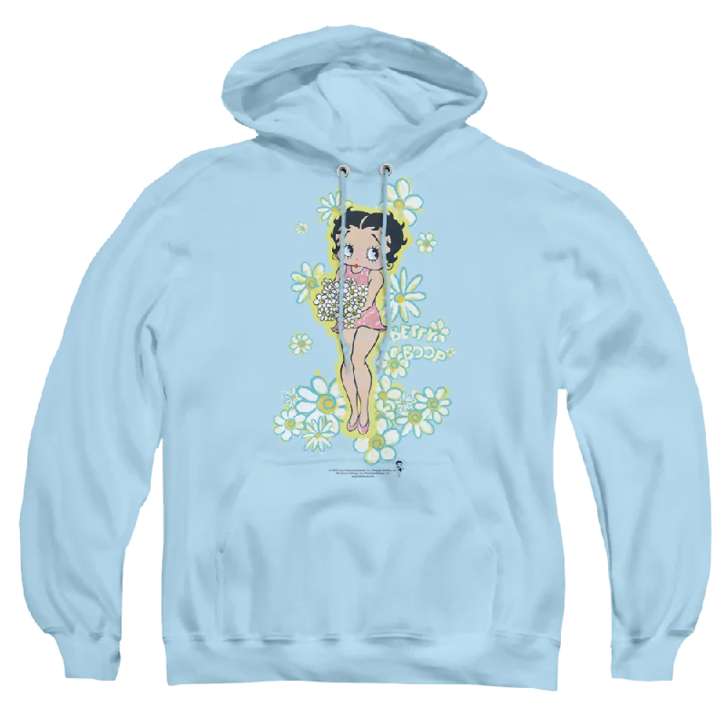 Don't Wait oversized pullover hoodieBetty Boop Flowers - Pullover Hoodie