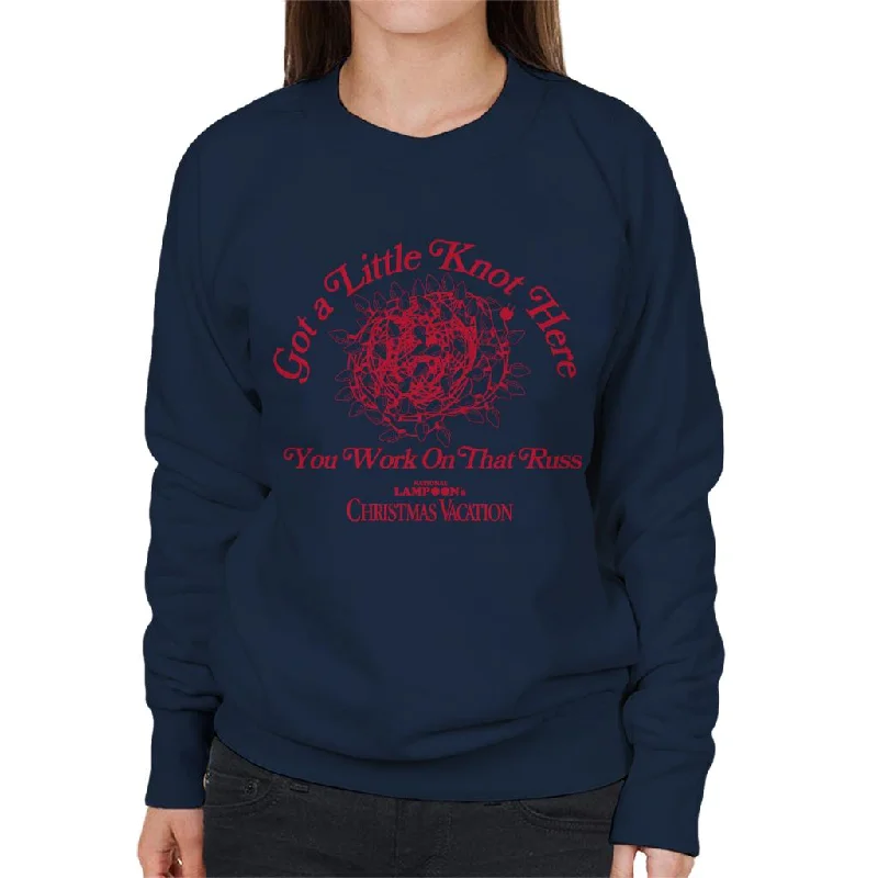 Discount Deals comfy workout wear hoodieNational Lampoon’s Christmas Vacation Knotted Lights Women's Sweatshirt