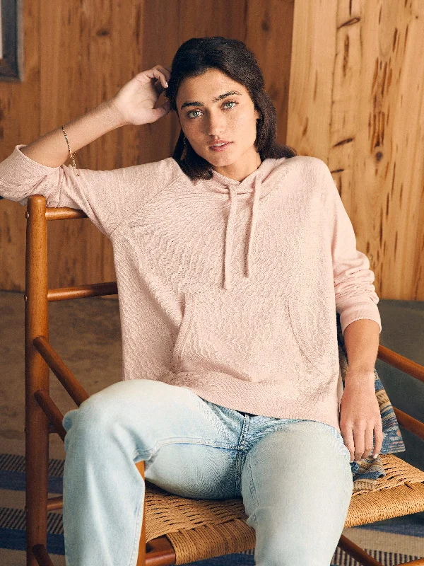 Overstock pullover workout hoodieSunwashed Slub Hoodie - Peach Whip