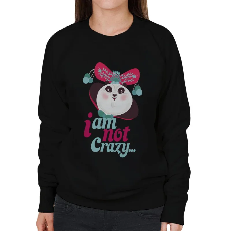 Exclusive Access athletic style hoodieKung Fu Panda Mei Mei I Am Not Crazy Women's Sweatshirt