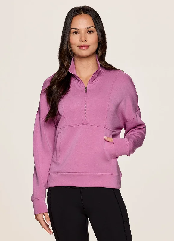 oversized gym sweatshirtSolace Scuba Half Zip