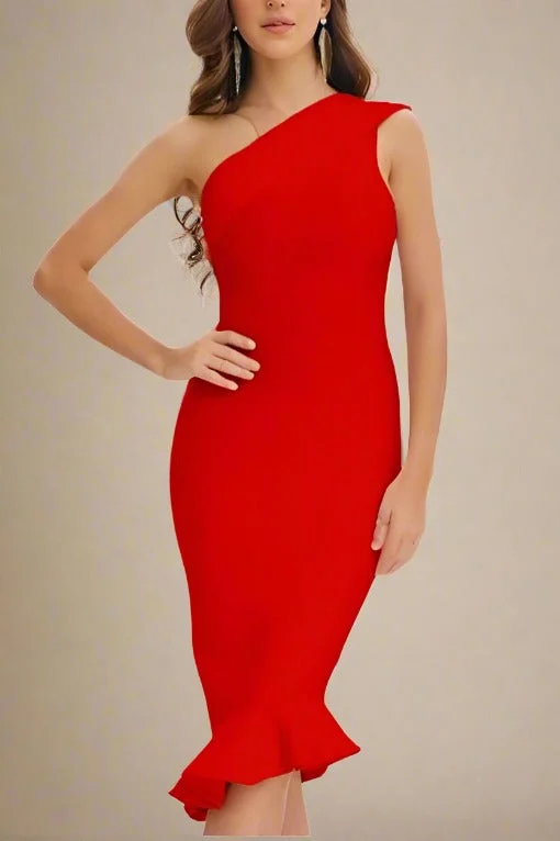 Super Bargain backless dressAvery Bandage Dress - Lipstick Red