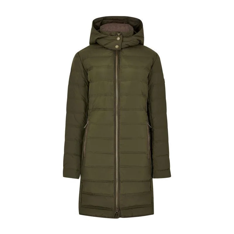 insulated coatDubarry Ballybrophy Ladies Down Coat - Olive