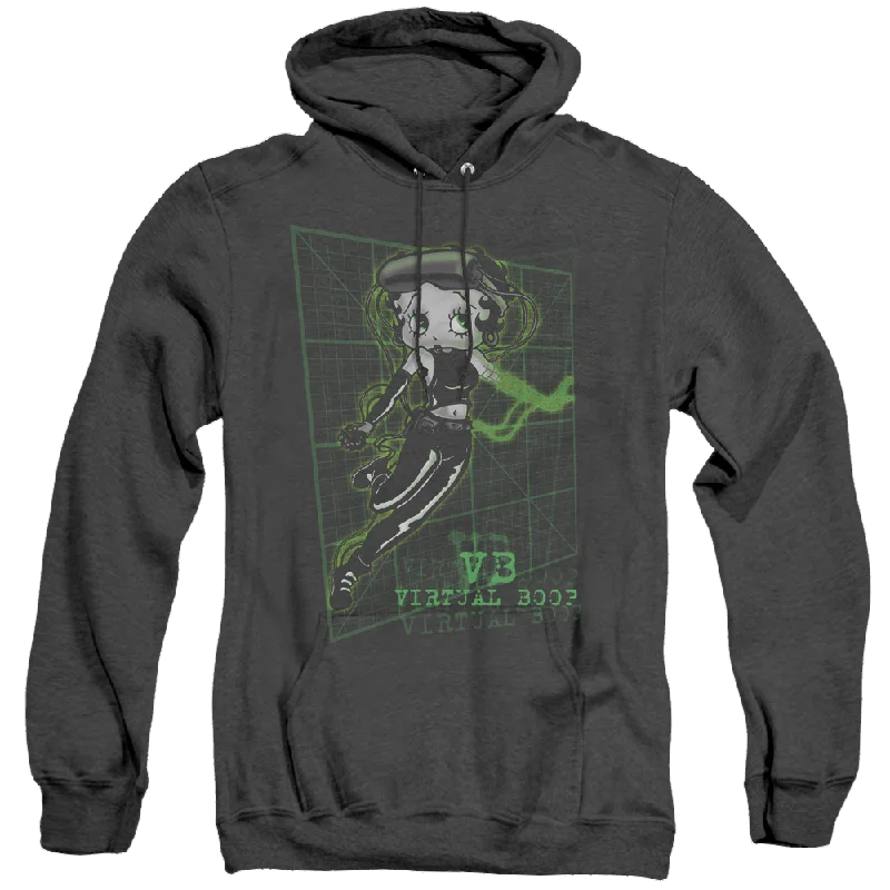 minimalist hoodieBetty Boop Virtual Boop - Heather Pullover Hoodie