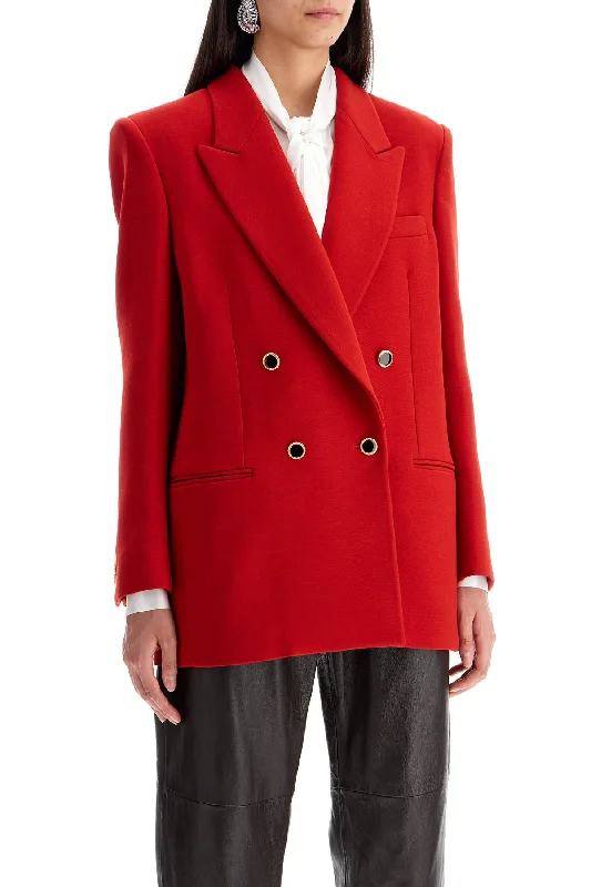 Quick Sale chic wool coatAlessandra Rich Oversized Double-Bre