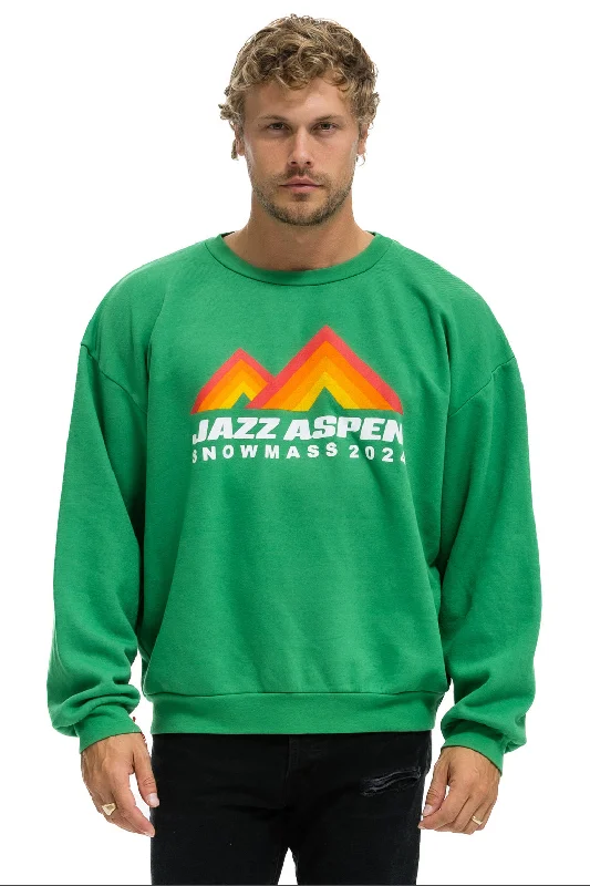 Lowest Price long-sleeve athletic hoodieJAZZ ASPEN SNOWMASS 2024 CREW SWEATSHIRT RELAXED - KELLY GREEN Lowest Price long-sleeve athletic hoodieJAZZ ASPEN SNOWMASS 2024 CREW SWEATSHIRT RELAXED - KELLY GREEN