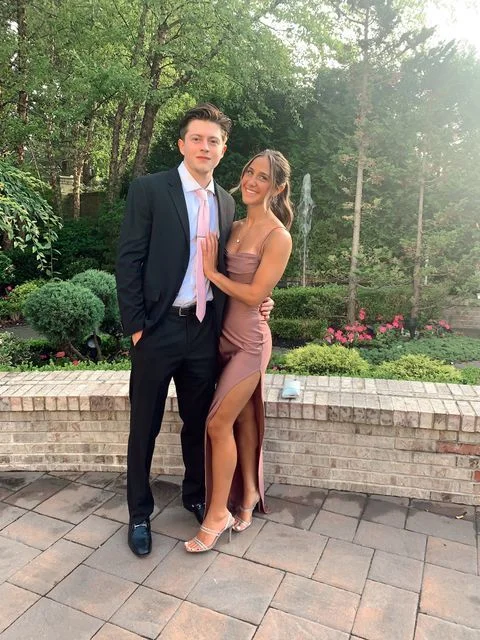 Deal Dash cocktail party dresssexy prom dresses, high slit long prom dresses Y154