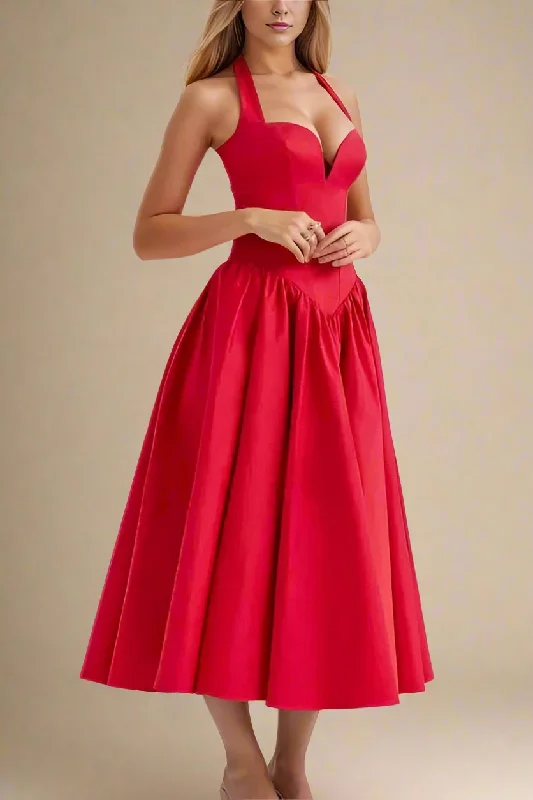 Can't Be Beat bodycon dressAnita Bodycon Midi Dress - Lipstick Red