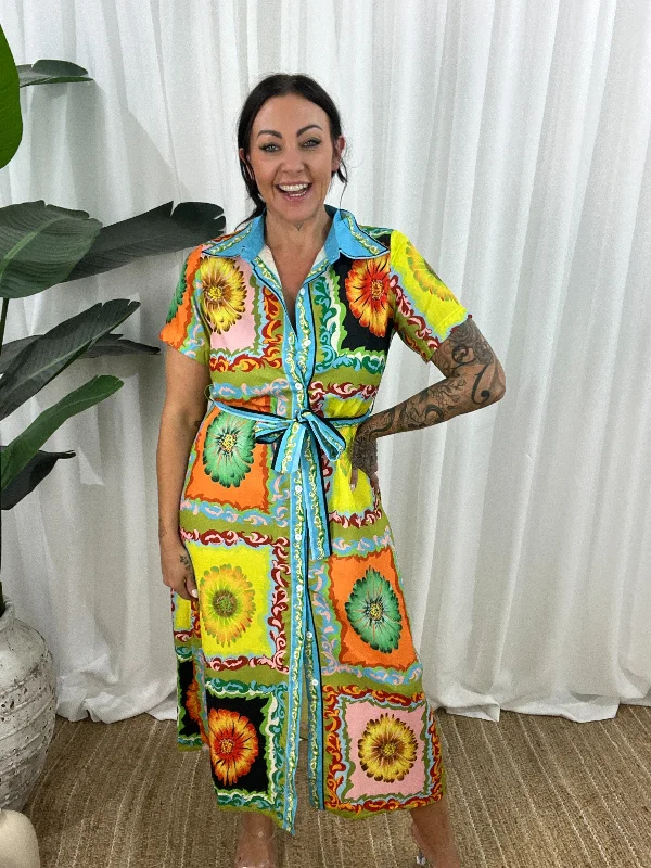 Instant Discount floral midi dressPlumera Shirt Dress