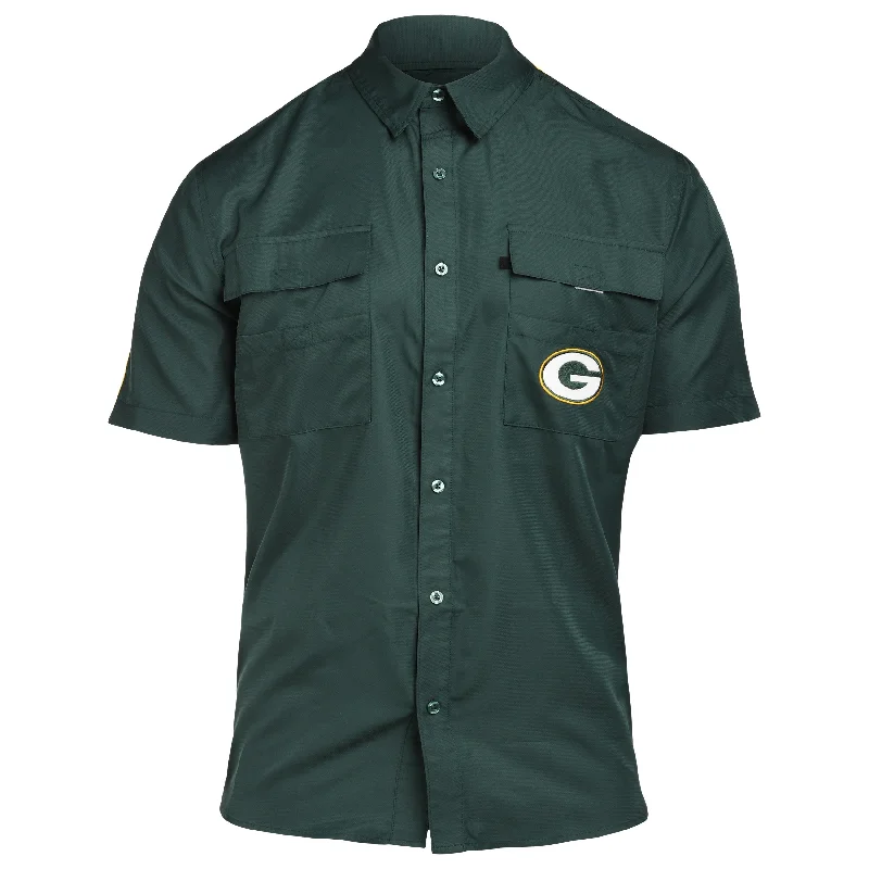 wool coatGreen Bay Packers Wordmark Fishing Shirt