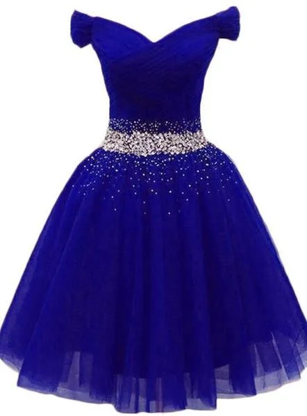 Clearance Items flowy evening dressCharming Royal Blue Tulle Party Dress, Beaded Short Homecoming Dress Y675 Clearance Items flowy evening dressCharming Royal Blue Tulle Party Dress, Beaded Short Homecoming Dress Y675