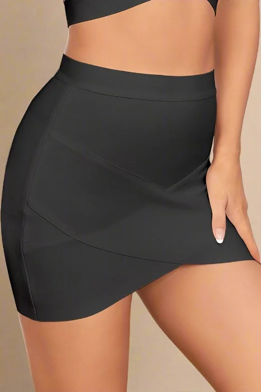 Daily Specials minimalistic dressJay High Waist Bandage Mini Skirt - Classic Black