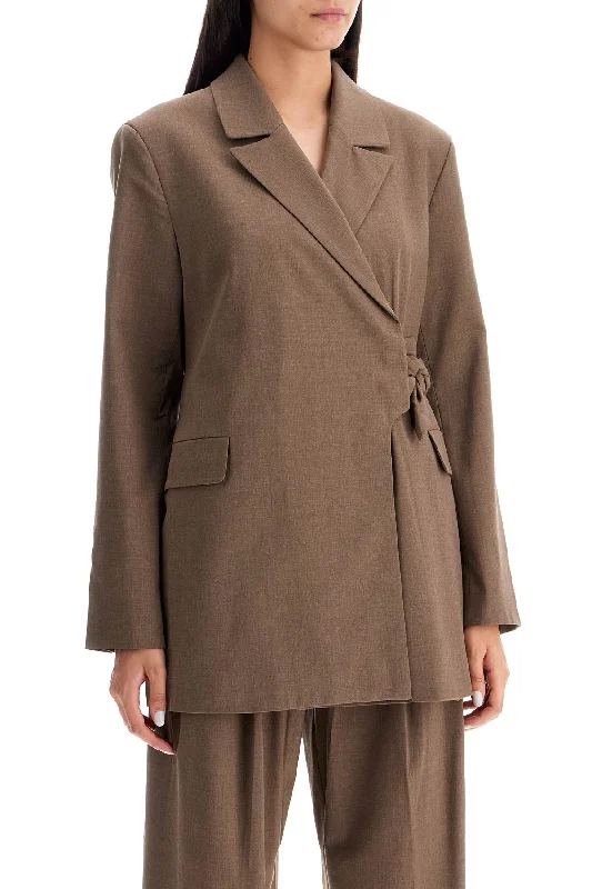 Limited Availability urban coatGanni Double-Breasted Blazer With