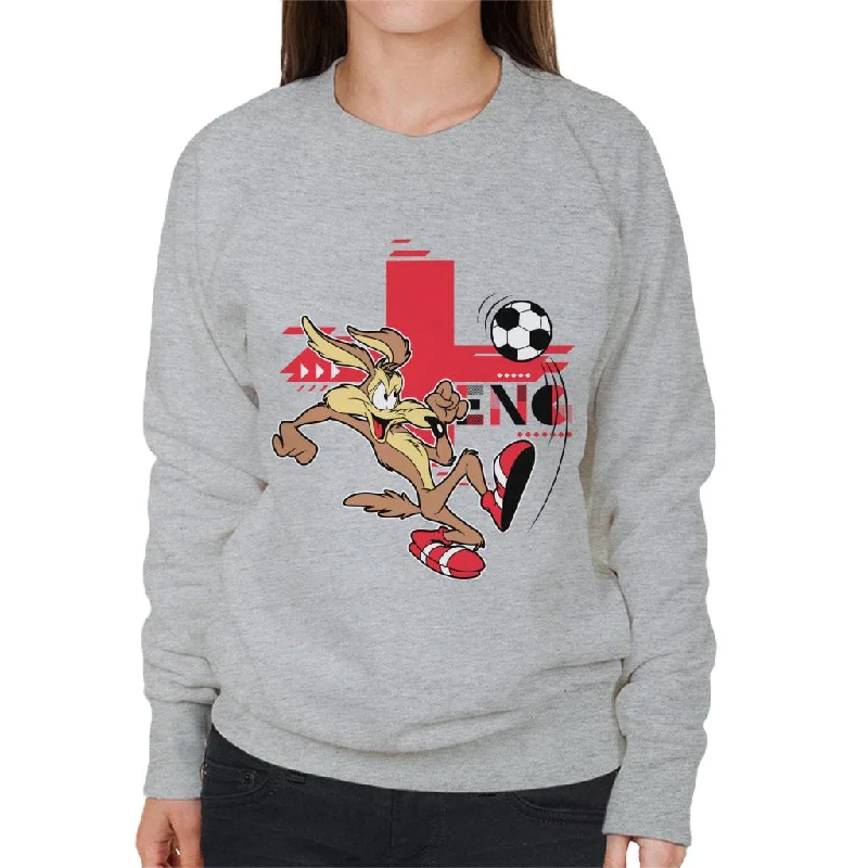 Mega Sale sleek gym hoodieLooney Tunes Football Wile E Coyote Skills Women's Sweatshirt