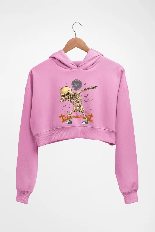 fleece hoodieDab Skull Crop HOODIE FOR WOMEN