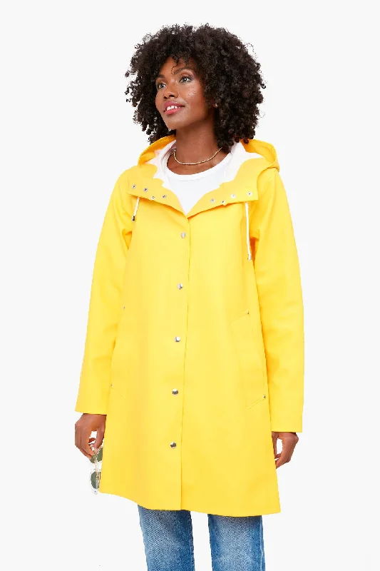 lightweight winter coatYellow Mosebacke Raincoat