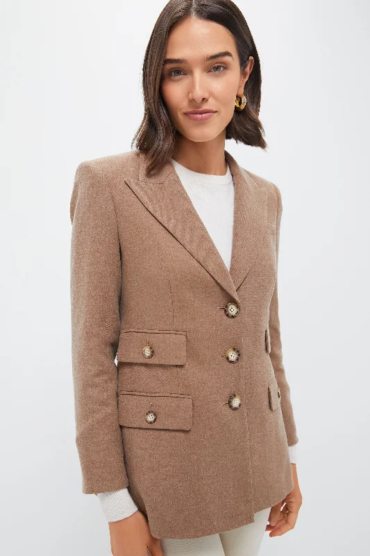 Online Only oversized trench coatHeather Russet Nalani Dickey Jacket