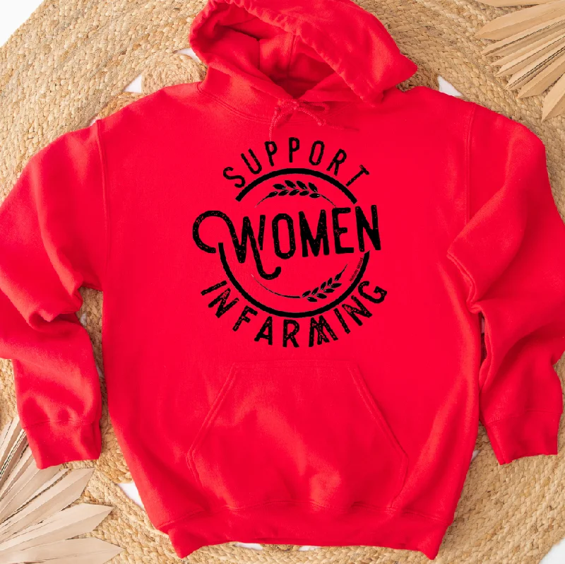 Savings Galore comfortable fleece hoodieSupport Women in Farming Hoodie (S-3XL) Unisex - Multiple Colors!