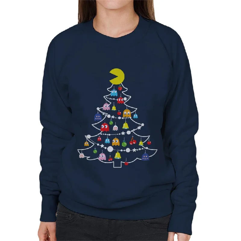 Bonus Savings urban sports sweatshirtPac-Man Christmas Tree Baubles Women's Sweatshirt