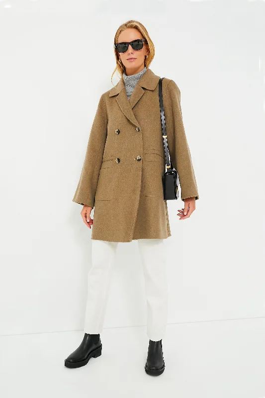 Factory Direct Sale trendy jacketPetrified Oak Wool Midi Jacket