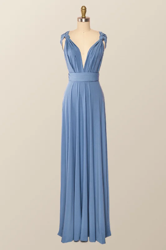 Today’s Special cocktail party dressBlue Convertible Long Party Dress