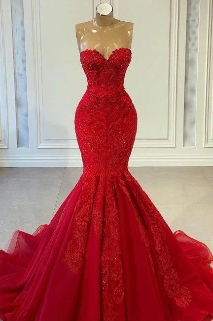Savings Spectacular structured dressExquisite Red Sweetheart Sleeveless Mermaid Prom Dresses Y858 Savings Spectacular structured dressExquisite Red Sweetheart Sleeveless Mermaid Prom Dresses Y858