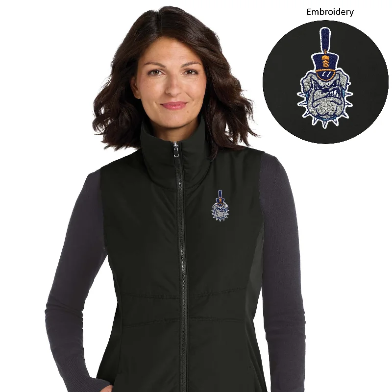 modern athletic hoodieThe Citadel, Spike Logo, Ladies Collective Insulated Vest