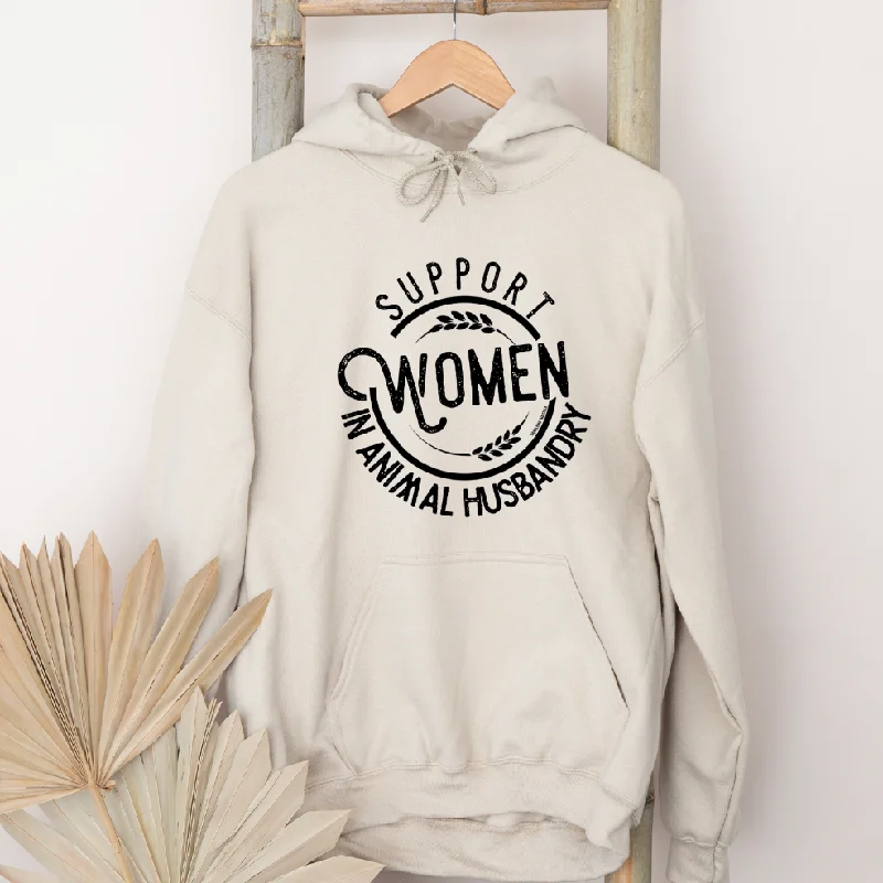 Midnight Madness stylish pullover hoodieSupport Women in Animal Husbandry Hoodie (S-3XL) Unisex - Multiple Colors!