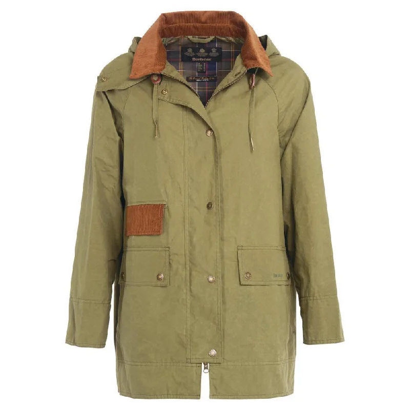 outdoor coatBarbour Oxburgh Showerproof Ladies Jacket - Olive/Classic