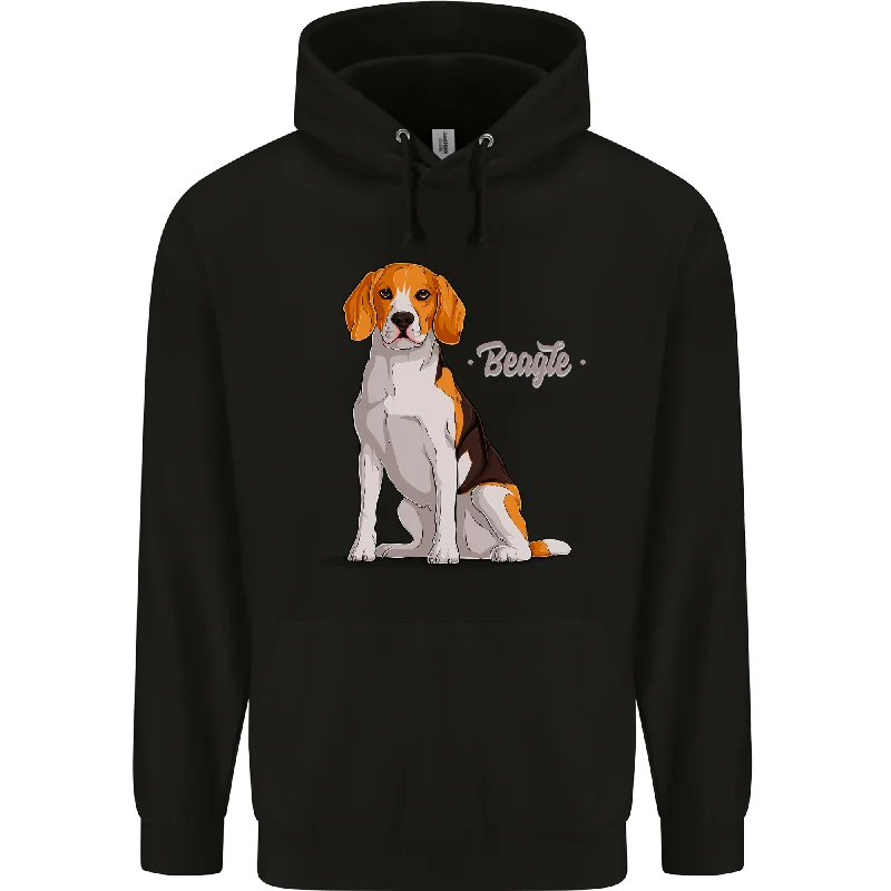 Lowest Prices stylish hoodieA Beagle Dog Illustration Mens 80% Cotton Hoodie