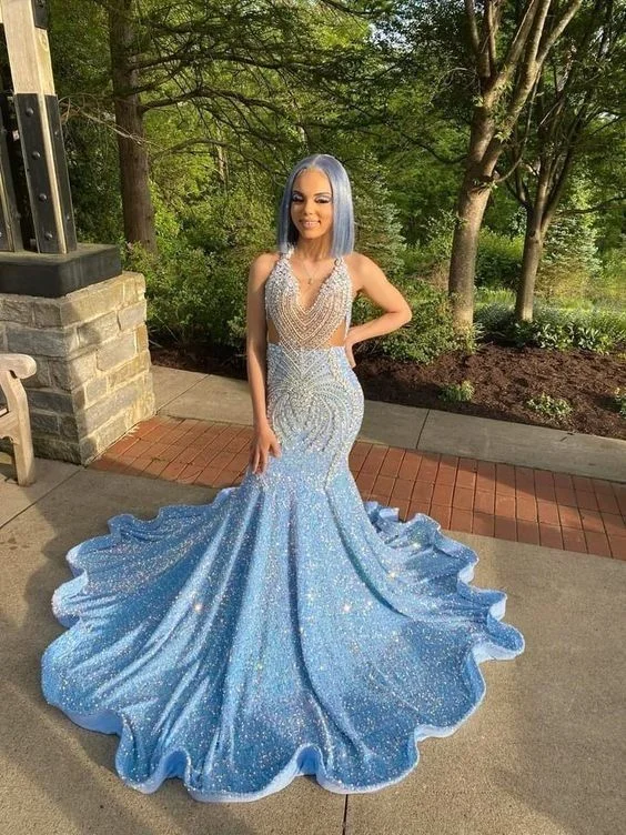 Buy More, Save More casual midi dressSexy shimmery blue prom dress, sparkling sequin reception dress, evening cocktail graduation gown Y471 Buy More, Save More casual midi dressSexy shimmery blue prom dress, sparkling sequin reception dress, evening cocktail graduation gown Y471