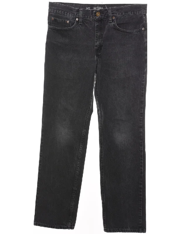 YEAR-End Sale urban coatBlack Classic Straight-Fit Jeans - W34 L32