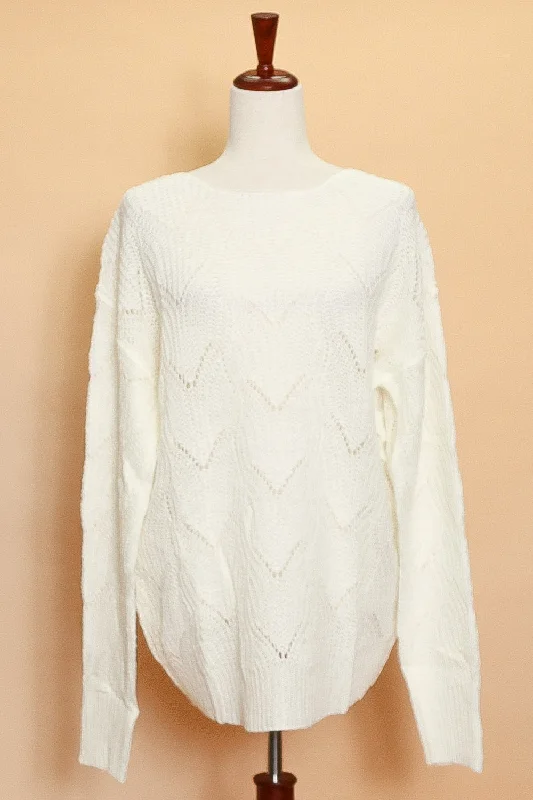 Deal of the Week oversized trench coatIvory Sweater (4pc)