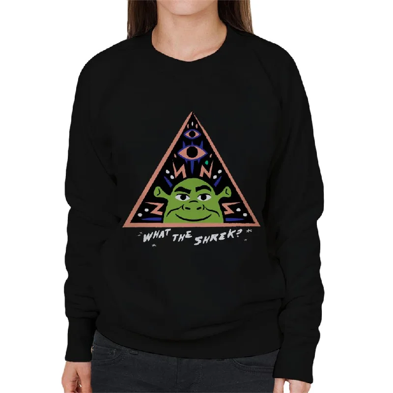 Today’s Deal cool activewear hoodieShrek What The Shrek Triangle Women's Sweatshirt