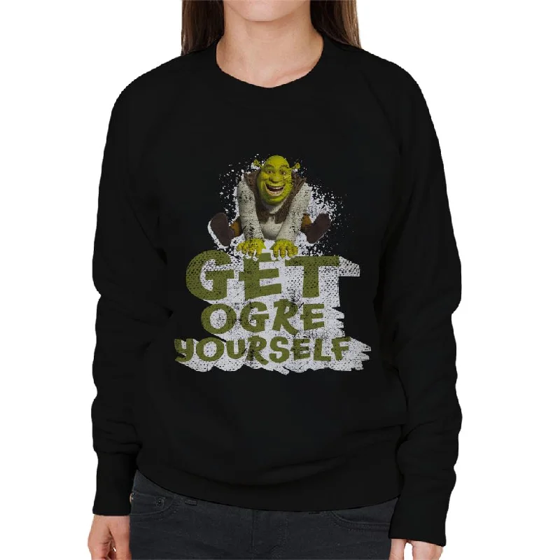 Shop and Save cozy workout hoodieShrek Get Ogre Yourself Women's Sweatshirt
