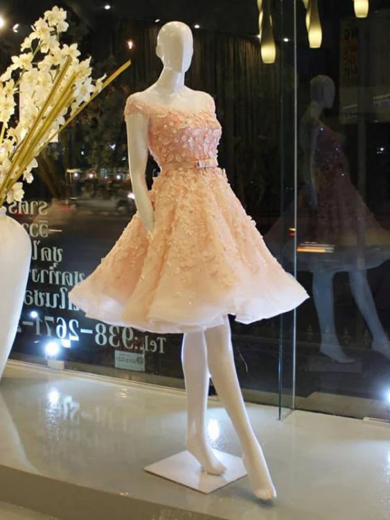 Huge Savings Lace Homecoming Dresses Beautiful Sparkly Short Prom Dress Party Dress JK730