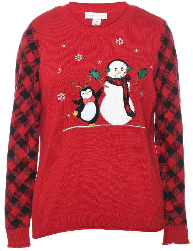 versatile coatSnowman Christmas Jumper - M