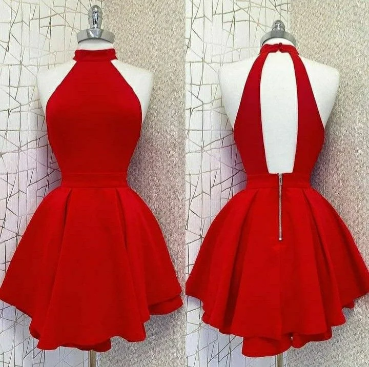 Lowest Price casual knit dressHigh Collar Red Short Party Dress Back To School Dress Red Homecoming Dress Y30 Lowest Price casual knit dressHigh Collar Red Short Party Dress Back To School Dress Red Homecoming Dress Y30
