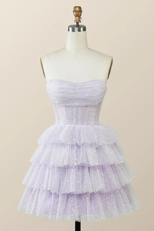 Crazy Savings fitted bodycon dressLavender Strapless Cowl Neck Short A-line Princess Dress Crazy Savings fitted bodycon dressLavender Strapless Cowl Neck Short A-line Princess Dress