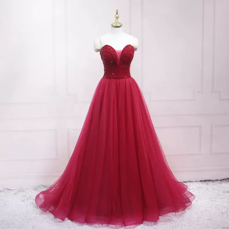 Shop and Save casual summer dressA-line Tulle Prom Dress Classic Prom Dress s30