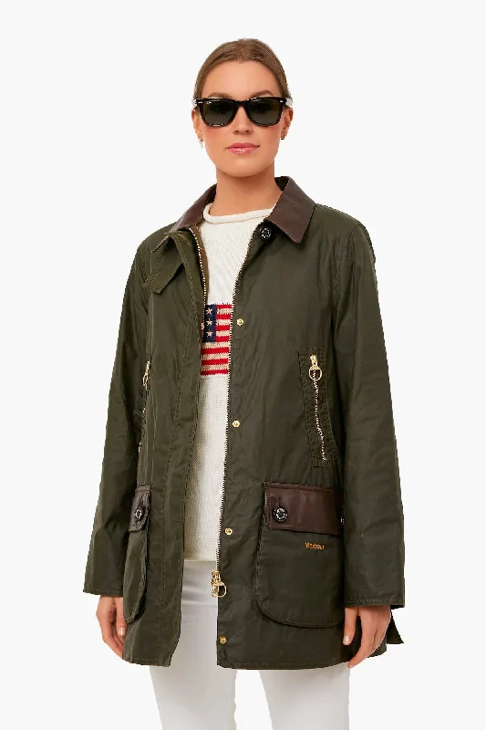 Overstock sleek jacketArchive Olive Buscot Wax